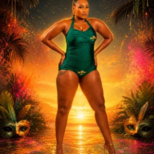 A to Z Jouvert Lush Romper - Image 1